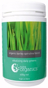 Nutra Organics Barley Spirulina Blend